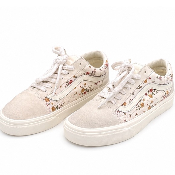 Vans Shoes - Vans Old Skool Men's 6 Women's 7.5 Floral Print Low Top Casual Sneakers 500714